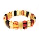 Bracelet en ambre multicouleur adulte