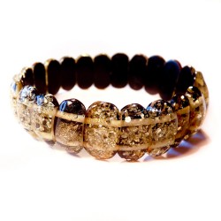 Bracelet en ambre vert