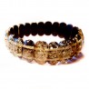 Bracelet en ambre vert