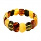 Bracelet ambre bébé perle ronde multicolore