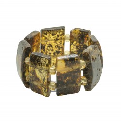 Bague tout ambre vert