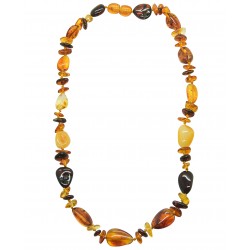 Collier Ambre Adulte multicolore