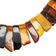 Collier en Ambre multicolore adulte