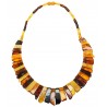 Collier en Ambre multicolore adulte