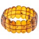 Bracelet d'ambre couleur cognac