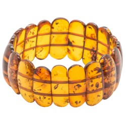 Cognac color amber bracelet