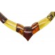 Collier en Ambre multicolore adulte