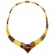 Collier en Ambre multicolore adulte