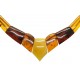 Collier en Ambre multicolore adulte