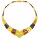 Collier en Ambre multicolore adulte