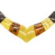 Collier en Ambre multicolore adulte