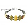 Bracelet d'ambre adulte multicolore