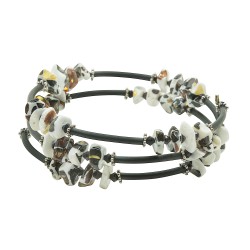 Bracelet en Ambre mozaïque 3 tours