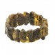 Bracelet en ambre brut non polis
