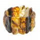 Gros bracelet d'ambre naturel 