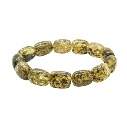 Bracelet d'ambre adulte vert