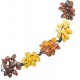 Collier Ambre multicolore