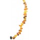 Collier Ambre multicolore
