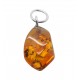 Petit pendentif femme en Ambre Baltique couleur cognac