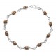Bracelet en Argent et Ambre design