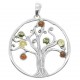 Pendentif ambre et Argent Sterling 925 Arbre de la Vie