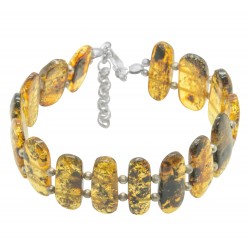 Bracelet en ambre couleur miel