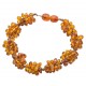 Bracelet Ambre avec nid de perles d'ambre 