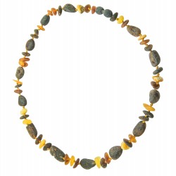 Collier Ambre Adulte multicolore