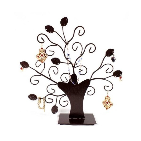 Tree display holder jewelry deco, rust patina