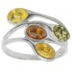 Multicolor ambre ring