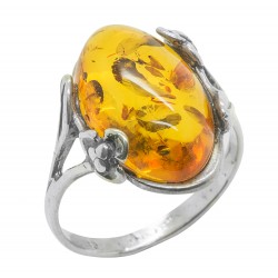 Multicolor ambre ring