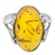 Multicolor ambre ring