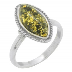 Multicolor ambre ring