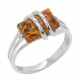 Multicolor ambre ring