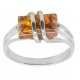 Multicolor ambre ring