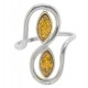 Multicolor ambre ring