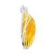 Pendentif ambre royal et argent