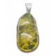 Pendentif ambre royal et argent