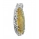 Pendentif ambre royal et argent