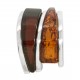 Pendentif en Ambre bicolore et Argent 925/1000
