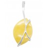 pendentif argent et ambre royal
