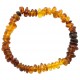 Bracelet ambre adulte cognac