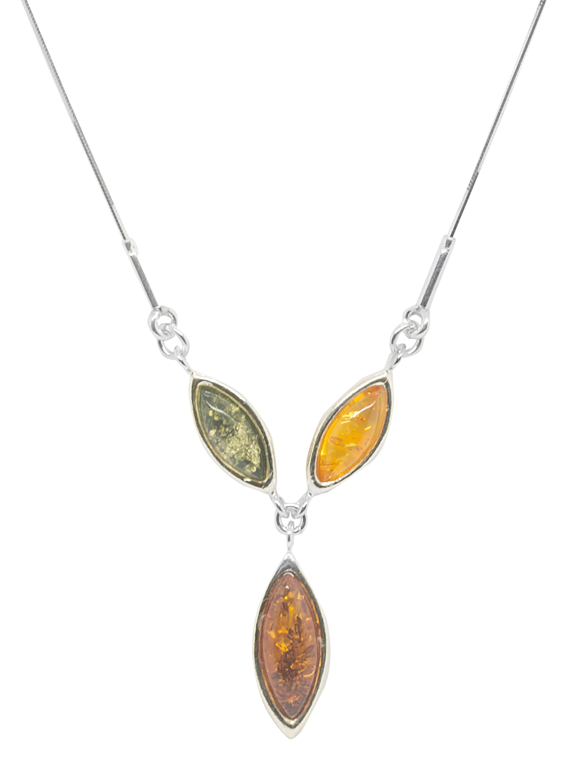 Collier En Argent 925 Et Perles D'ambre, Occasion, à Porter Sans Modération !