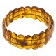 Bracelet d'ambre couleur cogniac
