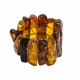 Bague tout ambre miel et cognac