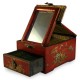 Small Chinese Jewelry Box Old Red