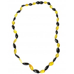 Adult Amber pearl lemon and cherry necklace