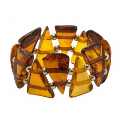 Bague Ambre Cognac