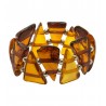 Bague Ambre Cognac