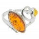 Multicolor ambre ring